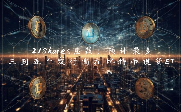 21Shares总裁:预计最多三到五个发行商在比特币现货ETF竞争中胜出