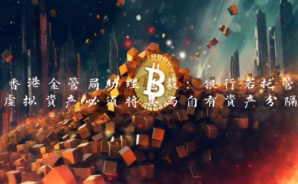 香港金管局助理总裁:银行若托管虚拟资产必须将其与自有资产分隔